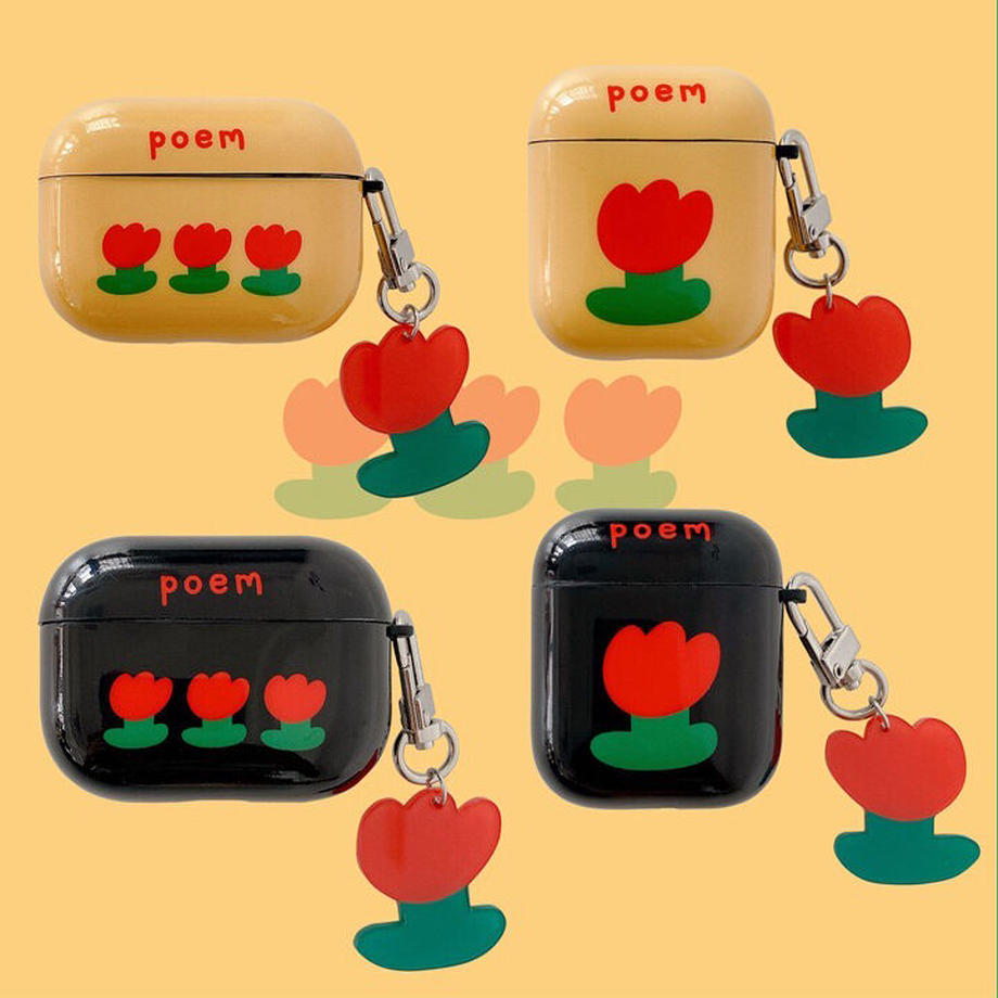 【Airpods Case】韓国 カワイイ お花Airpods Proケース