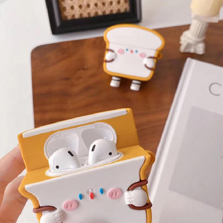 【Airpods Case】可愛いベーコントーストAirpods Proケース