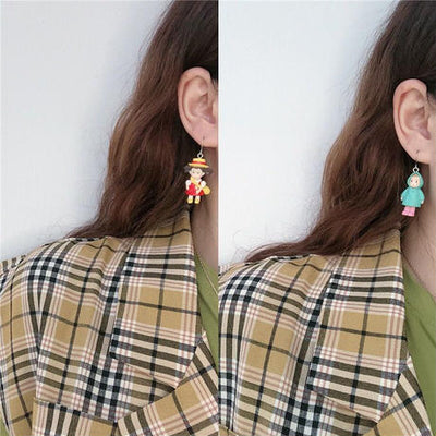 【Earrings】 男の子と女の子 ピアス