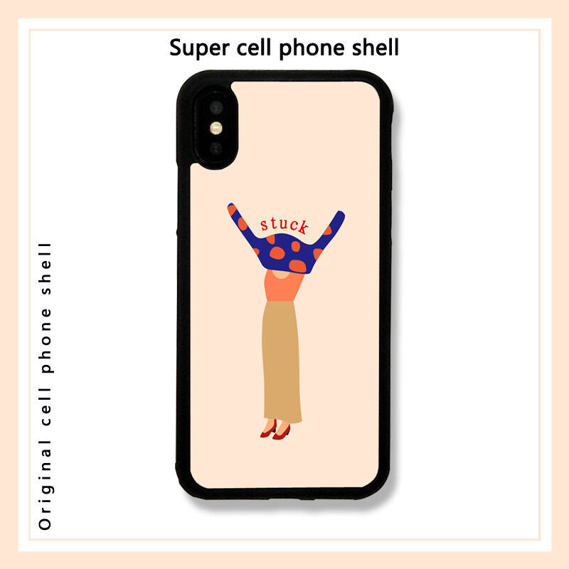 【iPhone Case】クリエティブオリジナルガールiPhoneケース