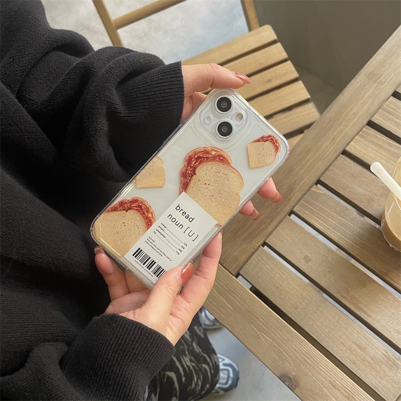 【iPhone Case】カワイイ食パン柄iPhoneケース