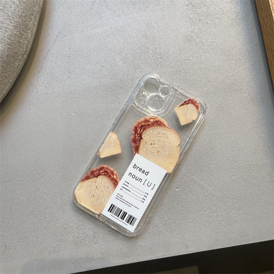 【iPhone Case】カワイイ食パン柄iPhoneケース