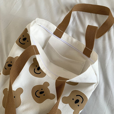 【Cute Bag】 カワイイクマちゃんトートバッグ