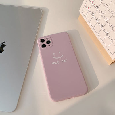 【iPhone Case】シンプル スマイルiPhoneケース