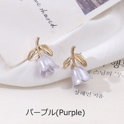 【Earrings】カワイイ花ちゃん柄のピアス