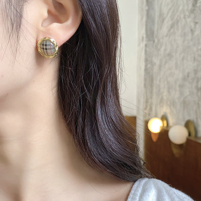 【Earrings】カワイイチェックピアス＆イヤリング