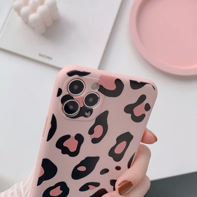 【iPhone Case】ピンクヒョウ柄iPhoneケース