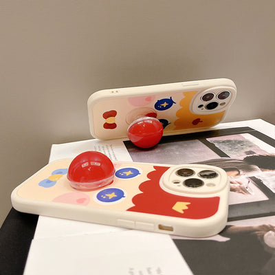 【iPhone Case】ピエロ スタンド スマホスタンド  iPhoneケース