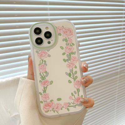 【iPhone Case】可愛い花 スタンド  スマホスタンド  iPhoneケース