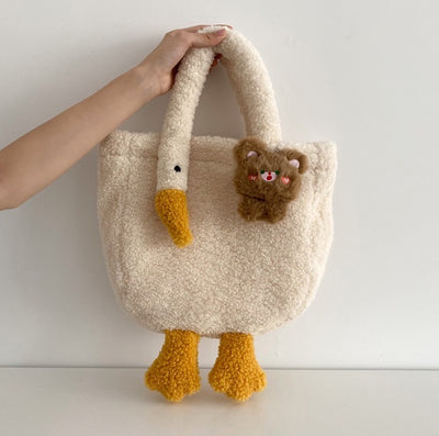 【Cute Bag】アヒルちゃんショルダーバッグ/アヒルちゃんハンドバッグ