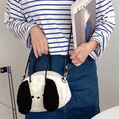 【Cute Bag】カワイイ垂れ耳ワンちゃんハンドバッグ！