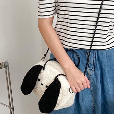 【Cute Bag】カワイイ垂れ耳ワンちゃんハンドバッグ！