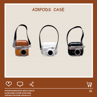 【Airpods Case】 可愛い レトロ  カメラ 3色 インスタ映え Airpods/ AirPods Pro/Airpods 第三世代ケース