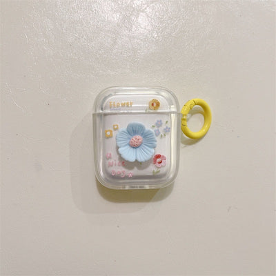 【Airpods Case】可愛い  花  花柄  透明 人気 Airpods/ AirPods Pro/Airpods 第三世代ケース