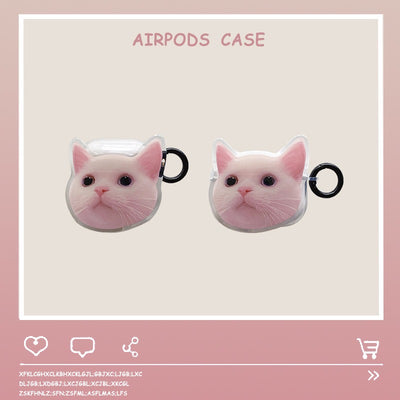 【Airpods Case】可愛い ねこ 猫 立体 透明 人気 Airpods/ AirPods Pro/Airpods 第三世代ケース