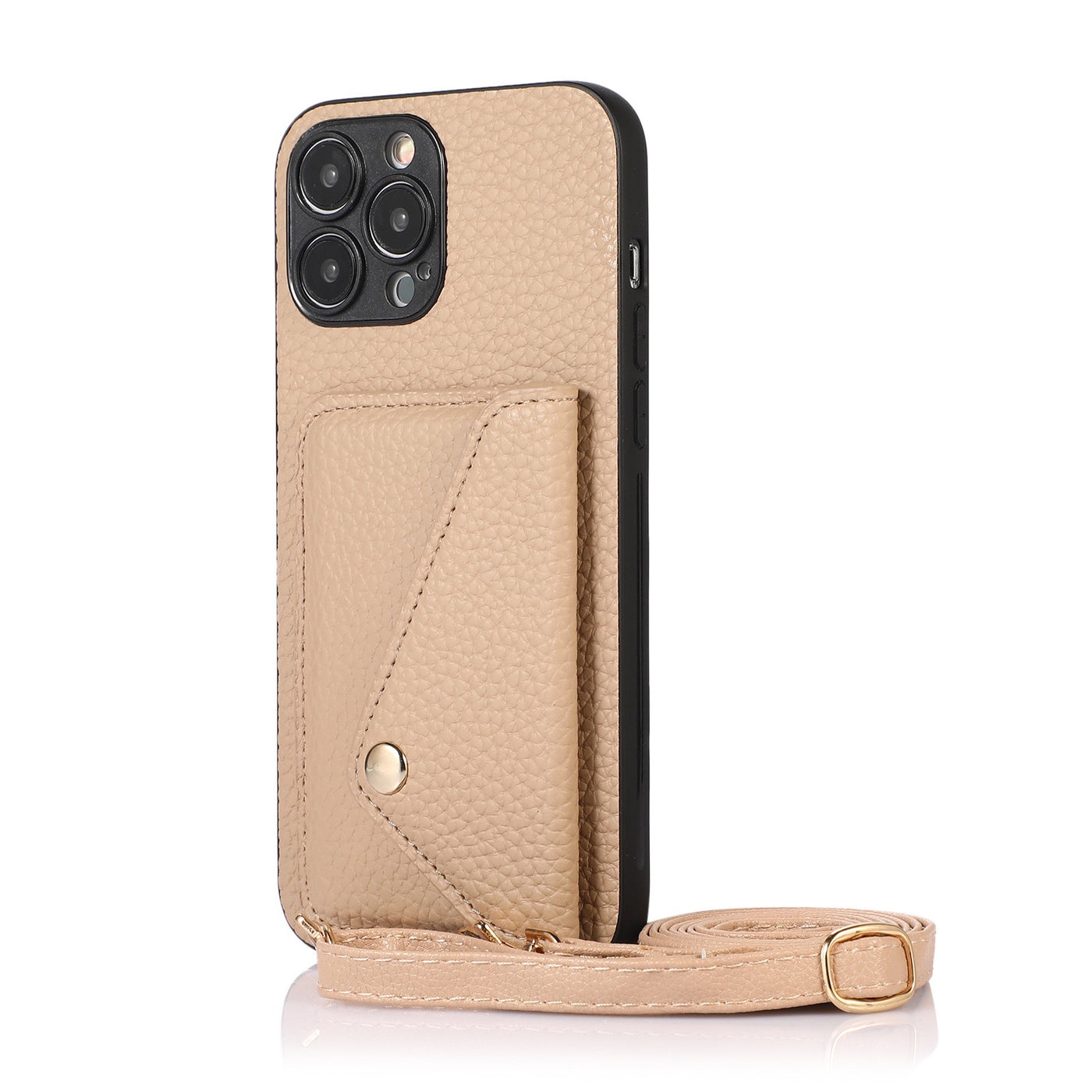 【iPhone Case】オシャレ 5色 レディース 韓国  人気  革  背面収納 スマホショルダーストラップ カード入れカード収納  リング付き ショルダー iPhoneケース