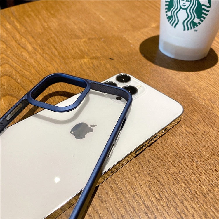 【iPhone Case】お洒落 高級感 シンプル 5色 韓国 人気 透明 クリア  iPhoneケース