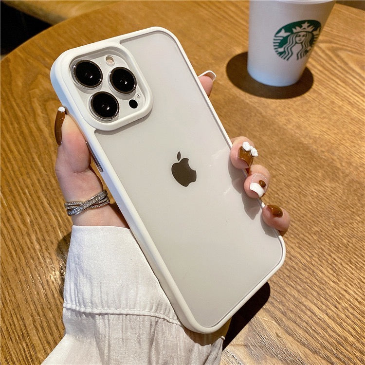 【iPhone Case】お洒落 高級感 シンプル 5色 韓国 人気 透明 クリア  iPhoneケース