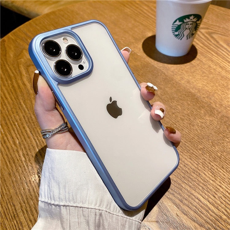 【iPhone Case】お洒落 高級感 シンプル 5色 韓国 人気 透明 クリア  iPhoneケース