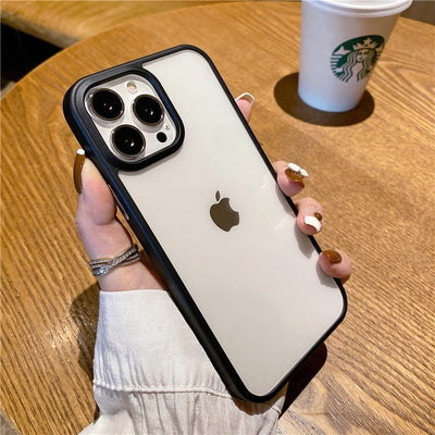 【iPhone Case】お洒落 高級感 シンプル 5色 韓国 人気 透明 クリア  iPhoneケース