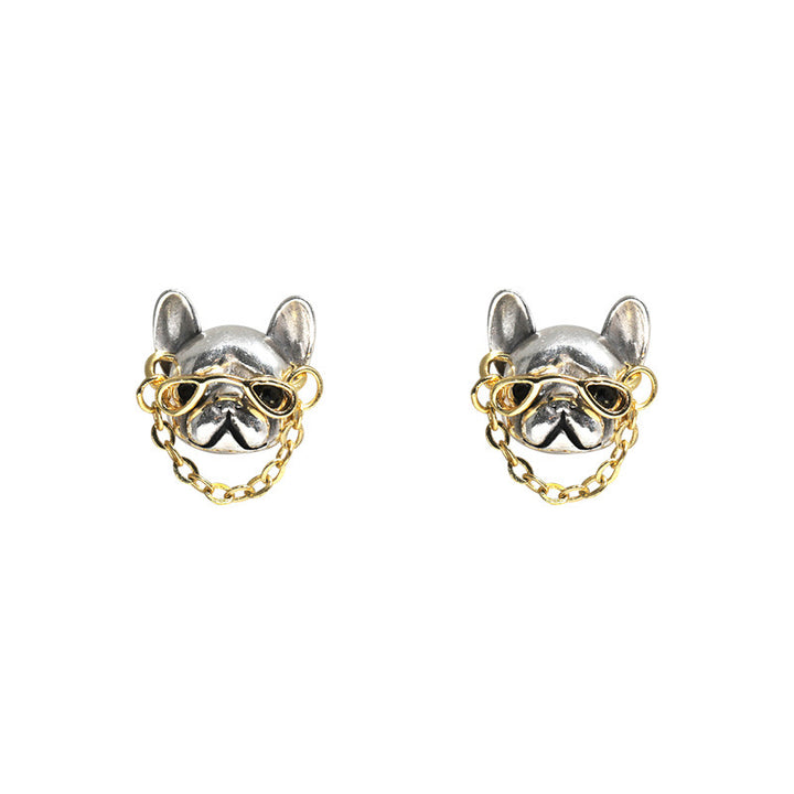 Earrings】可愛い フレンチブルドッグ メガネ 犬 ピアス – AirpodsCaseStores