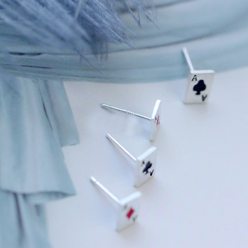 【Earrings】ポーカーピアス&イヤリング