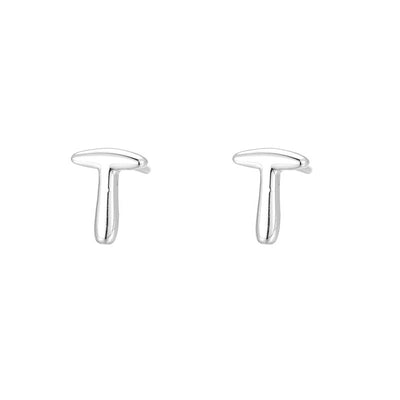 【Earrings】アルファベット26文字 シルバー925ピアス&イヤリング