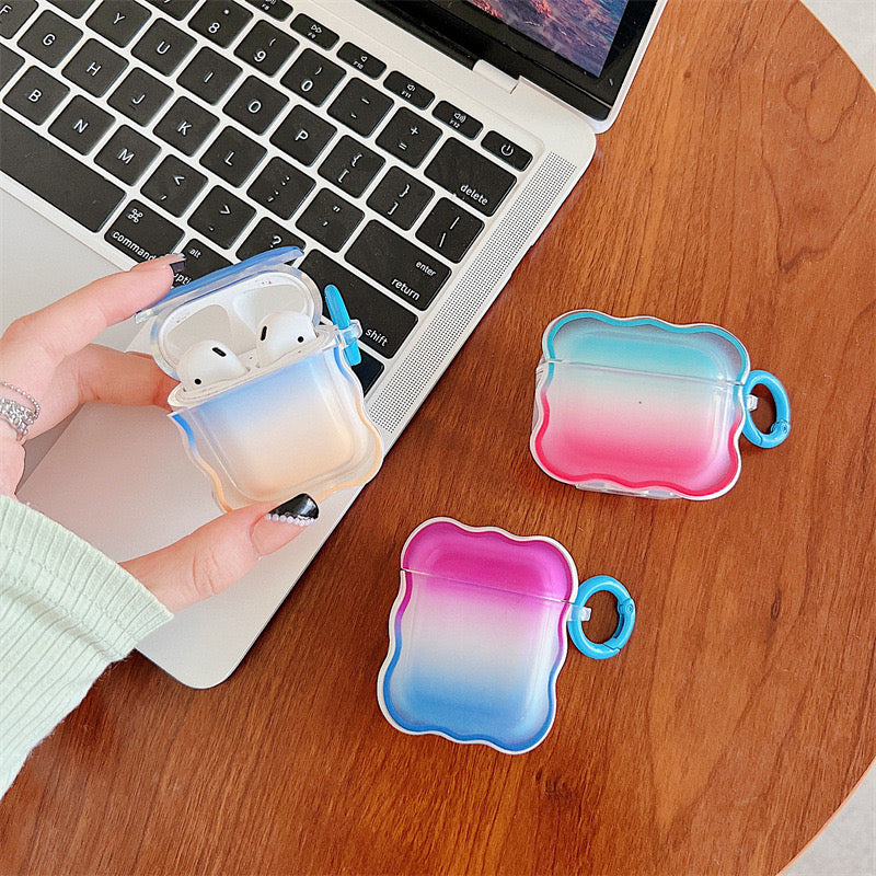 【Airpods Case】可愛い グラデーションカラー 3色 Airpods/ AirPods Pro/Airpods 第三世代ケース