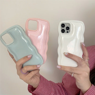 【iPhone Case】可愛い シンプル 人気 韓流 オシャレ 3色 IPHONEケース