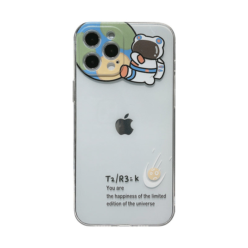 【iPhone Case】かわいい宇宙飛行士iPhoneケース