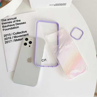 【iPhone Case】 カラフル流れ星 iPhoneケース