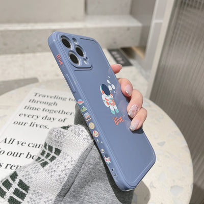 【iPhone Case】かわいい宇宙飛行士iPhoneケース