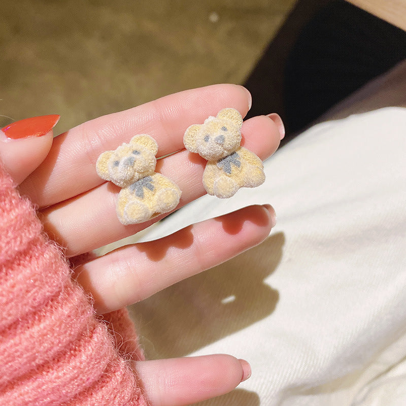 【Earrings】  可愛いくまちゃんピアス&イヤリング