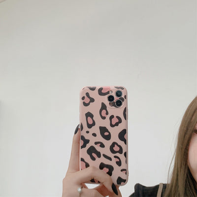【iPhone Case】ピンクヒョウ柄iPhoneケース