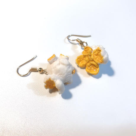 【Earrings】 ソルト&キャラメル ポップコーン ピアス