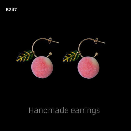 【Earrings】  モモピアス