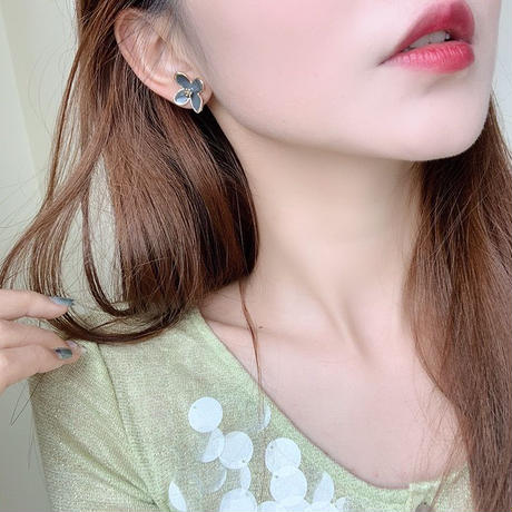 【Earrings】油絵風ピアス&イヤリング