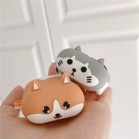 【Airpods Case】カワイイ わんちゃん シリコンAirpods Proケース