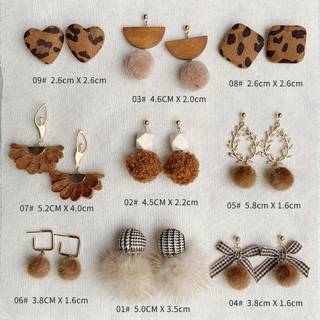 【Earrings】レトロシリーズピアス