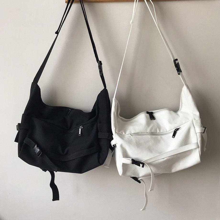 【Cute Bag】シンプルメッセンジャーバッグ 無地