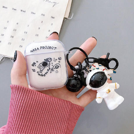【Airpods Case】かわいい宇宙飛行士 AirPods/ Airpods Proケース/Airpods 第三世代